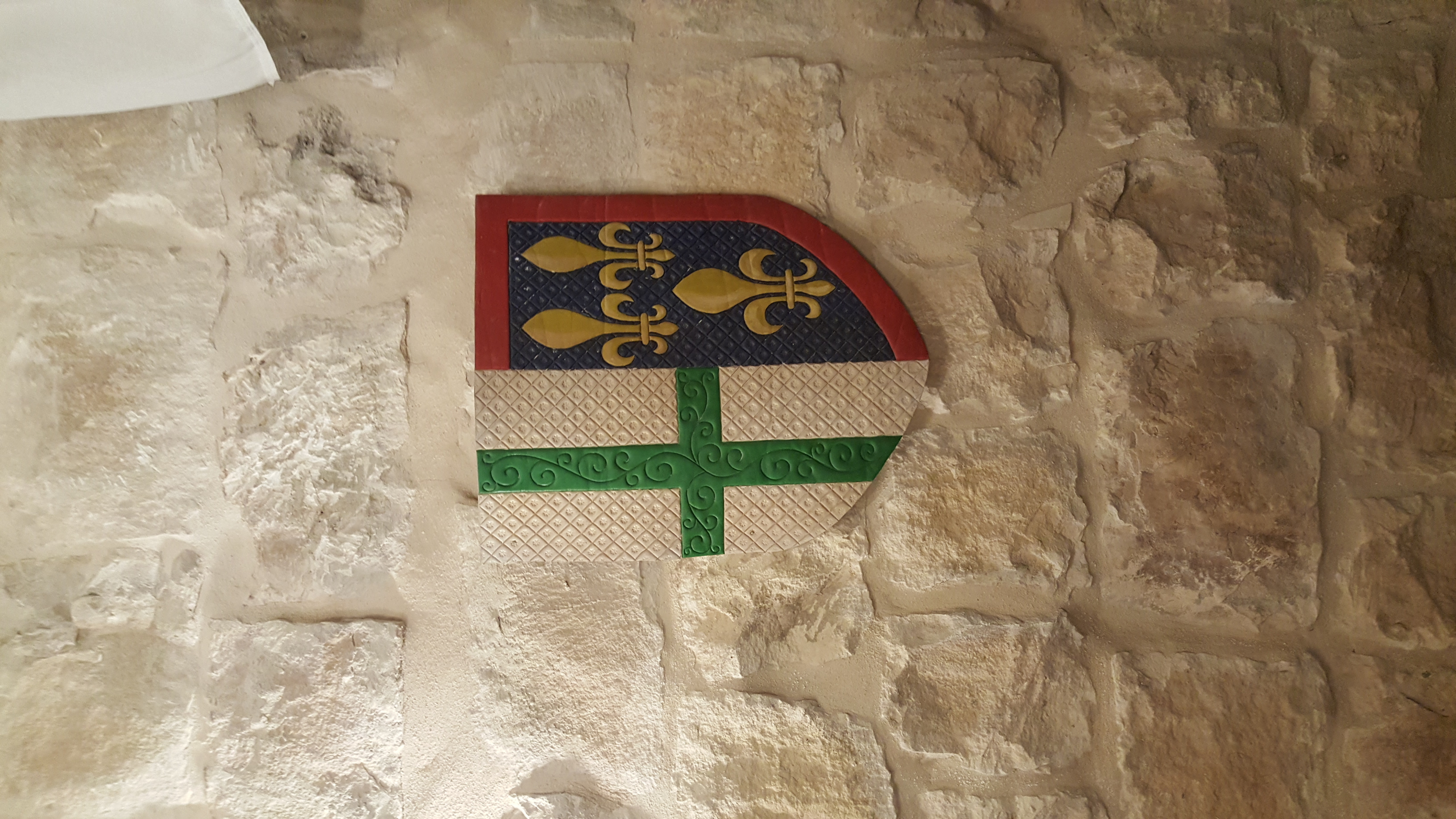 CS3 St Lazarus impaling Bourbon. Duke of Sevilles Grand Master Arms old