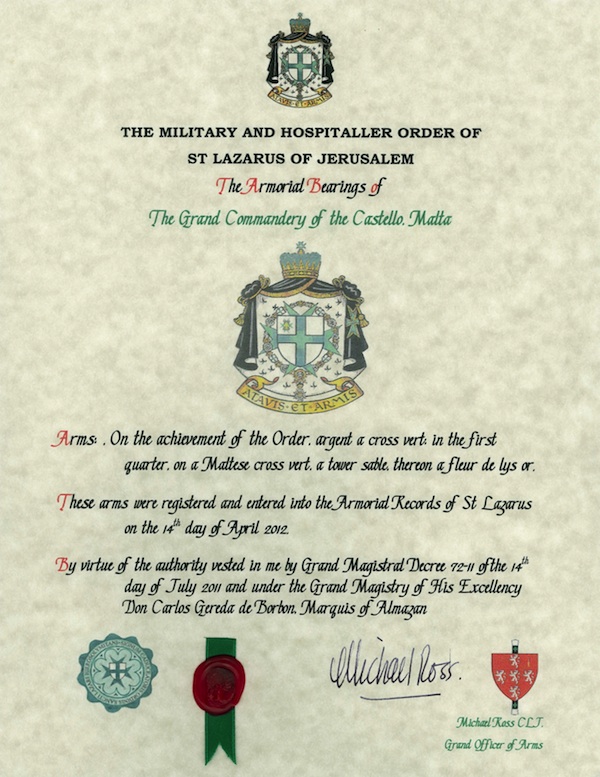 Decree of Armorial Bearings 120705 600